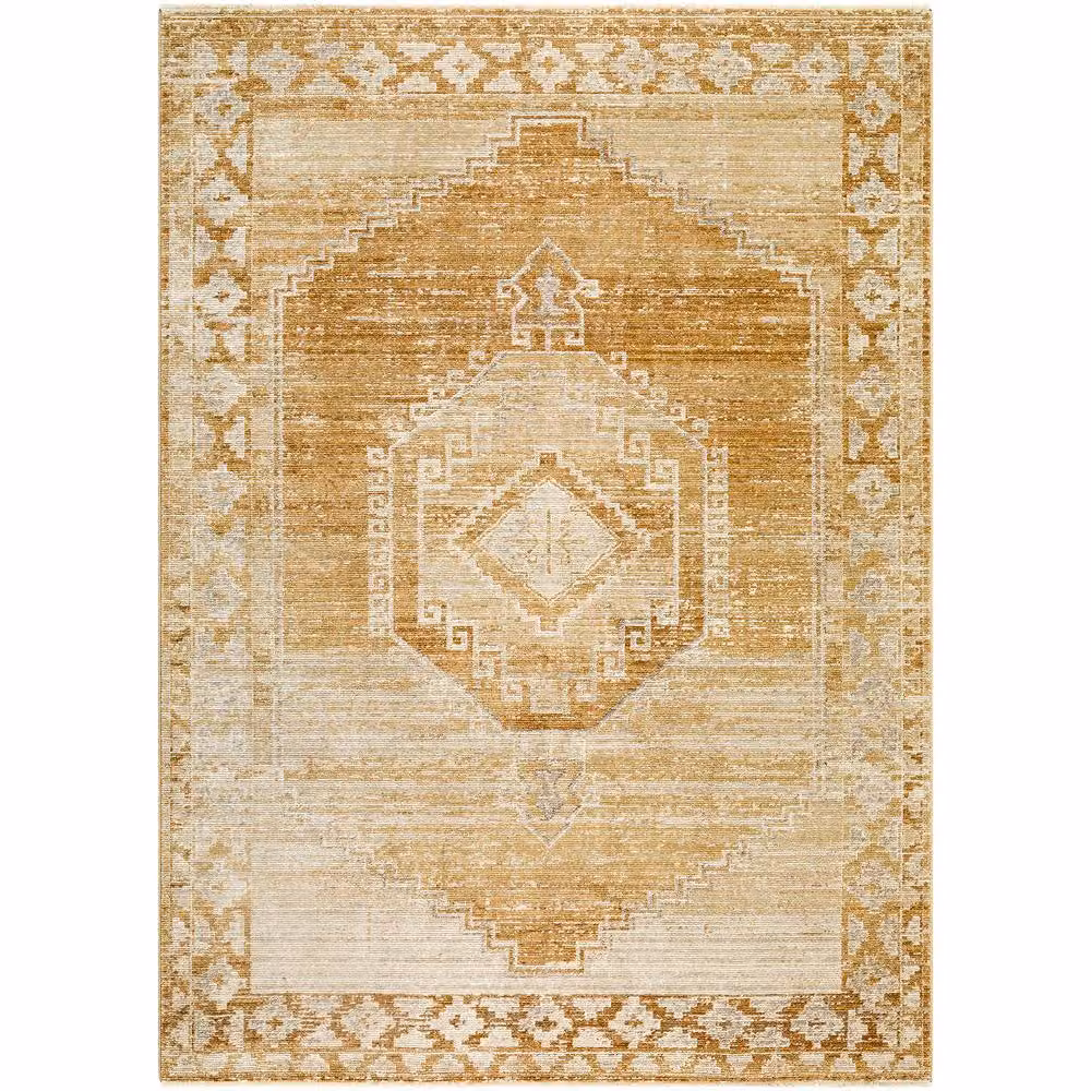 Livabliss Fifth Avenue Vintage Traditional Living Room Rug in Brown, Grey and Green, W: 155 cm, D: 220 cm – 2