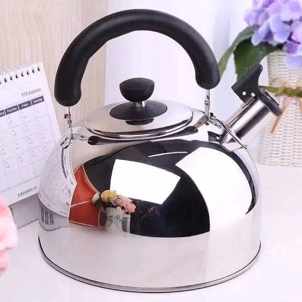 FLAVORA Stainless Steel Whistling Kettle, 2.5L, Silver – 6