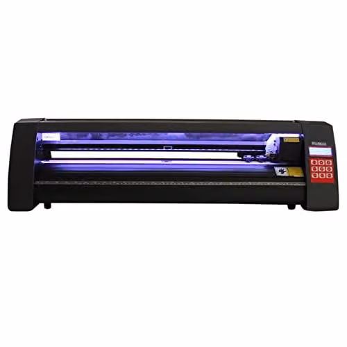 PixMax 28 inch Vinyl Cutter Plotter with LED Guide Light and SignCut Pro Software for Windows and Mac, Black – 1