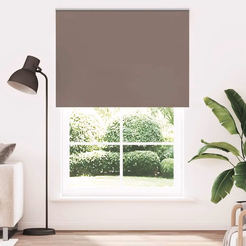 Berkfield Home Brown Blackout Roller Blind with Thermal Insulation, W: 165 cm, H: 230 cm – 2