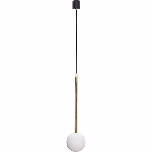 Netlighting Zumaline Ali Slim Pendant Light in Gold/Brass with G9 Bulb