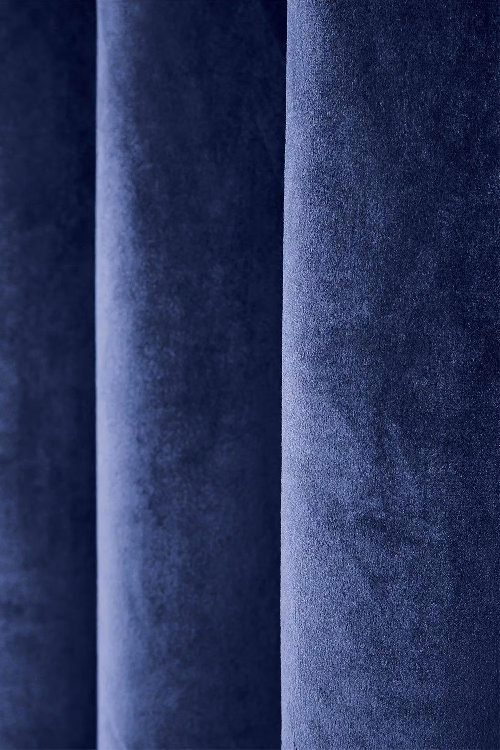 Helena Springfield Escala Blue and Silver Velvet Eyelet Curtains, Width: 167 cm, Drop: 183 cm – 2