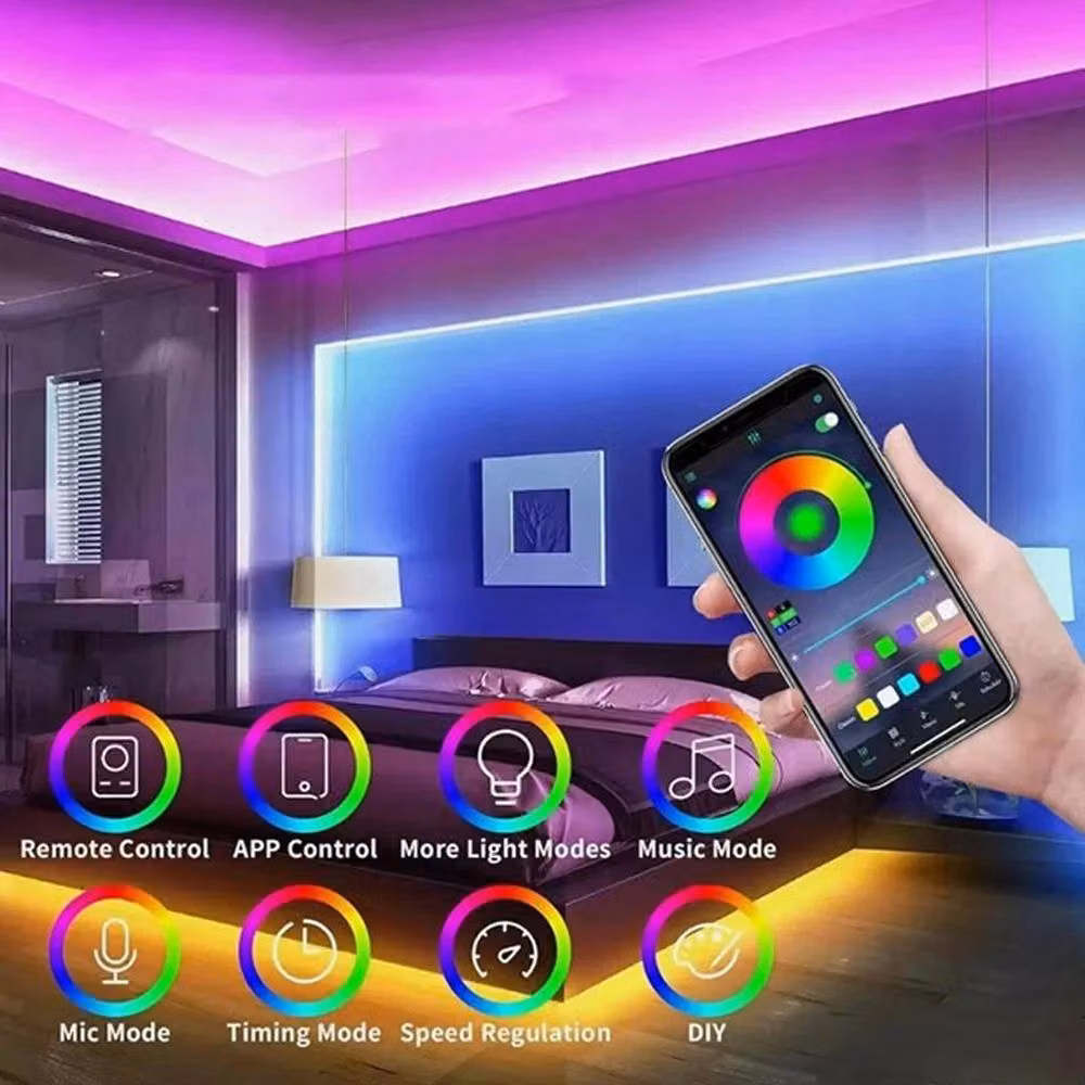 SPETLEK 10m Neon RGB Multicolour LED Strip Light – 3
