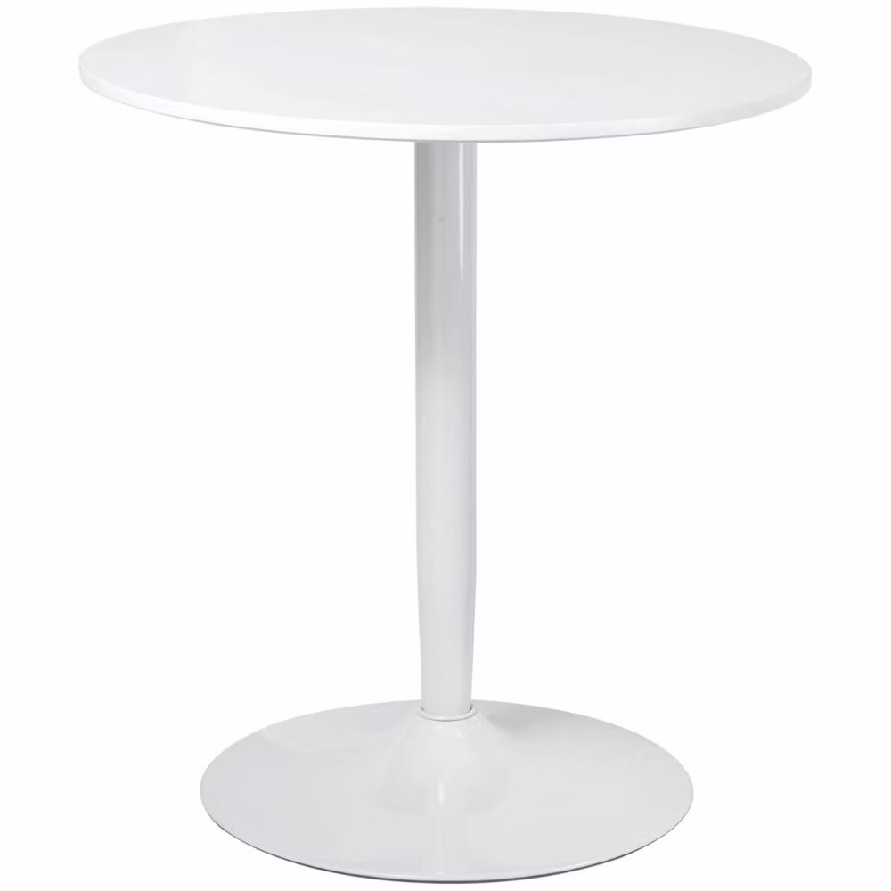 Wyld Haus Dimi Round Dining Table, White, Diameter: 70 cm, Height: 75 cm – 2
