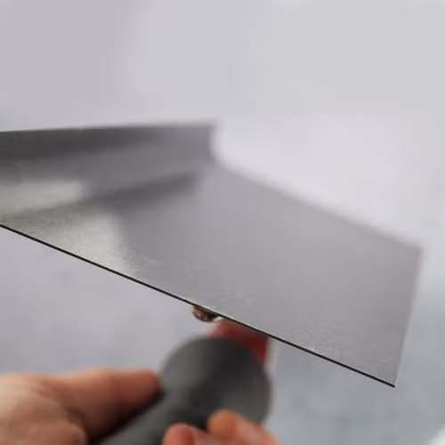 Faithfull Soft-Grip Concrete Edging Trowel in Silver, Stainless Steel – 3