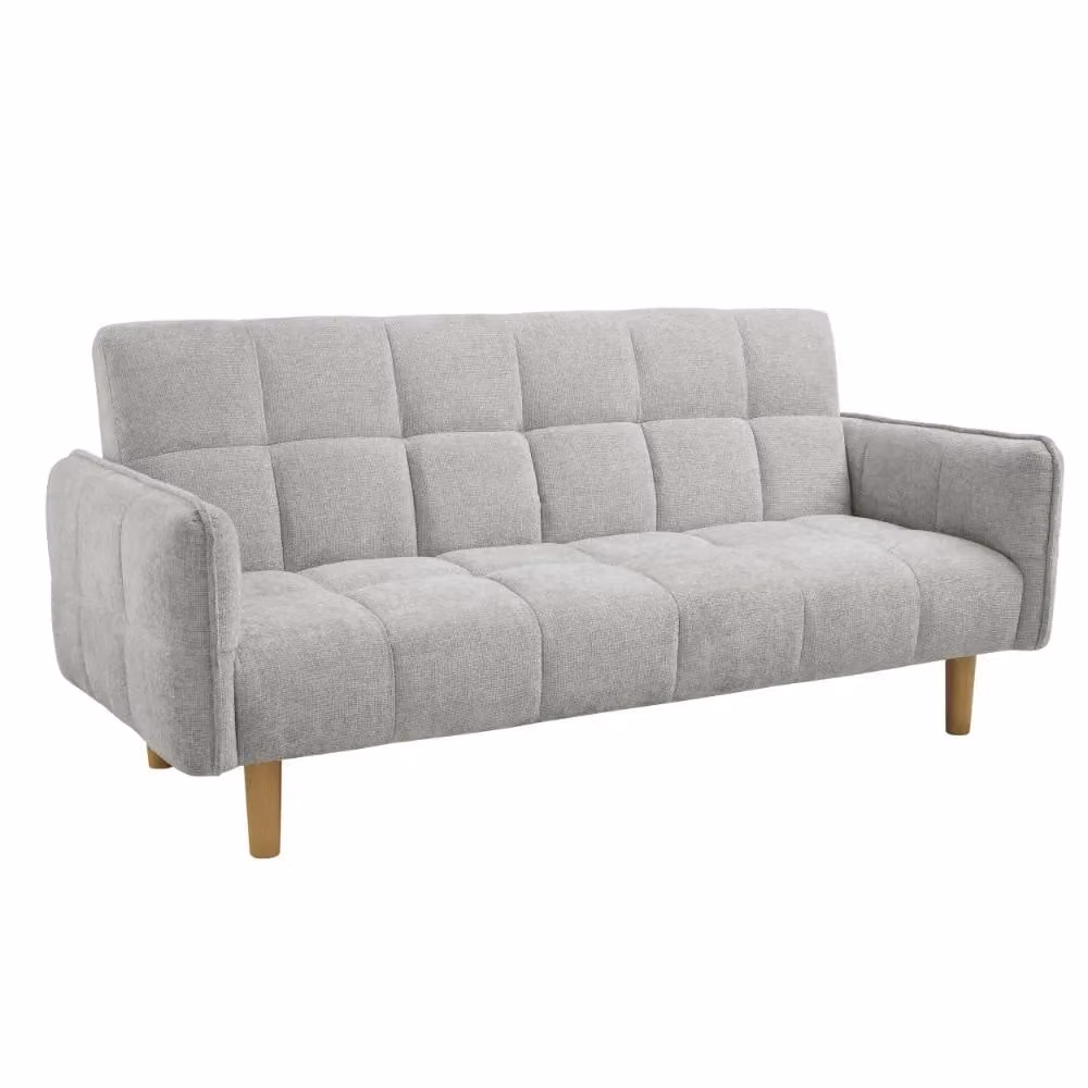 Home Detail Bergamot 3 Seater Fabric Sofa Bed in Grey – 2