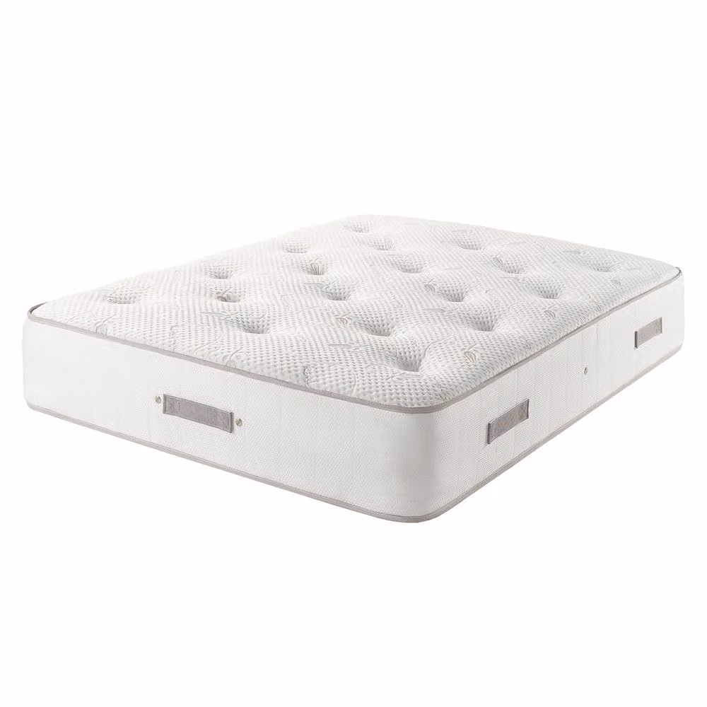 Aspire Classic 1000 Pocket Cashmere and Wool Mattress in White, Medium Comfort, Super King, W/D/H: 200 x 200 cm – 2