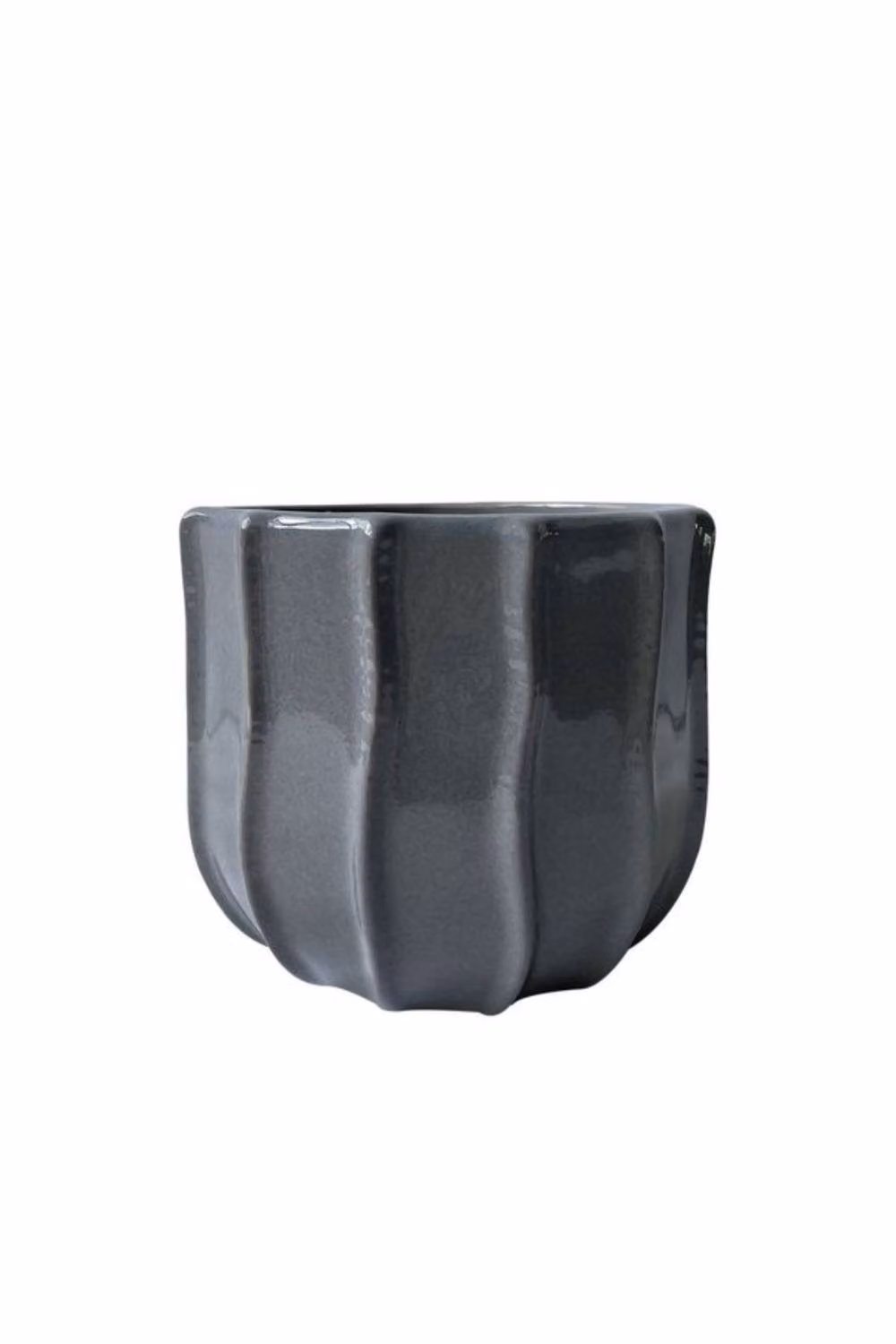 KDMD Hortus Porto Pot Grey 2 Pack, W: 12 cm, D: 11 cm – 2
