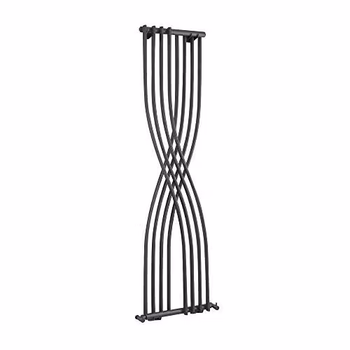 Hudson Reed HLA94 Xcite Colosseum Designer Radiator, Anthracite, H: 177.5 cm, W: 45 cm – 1