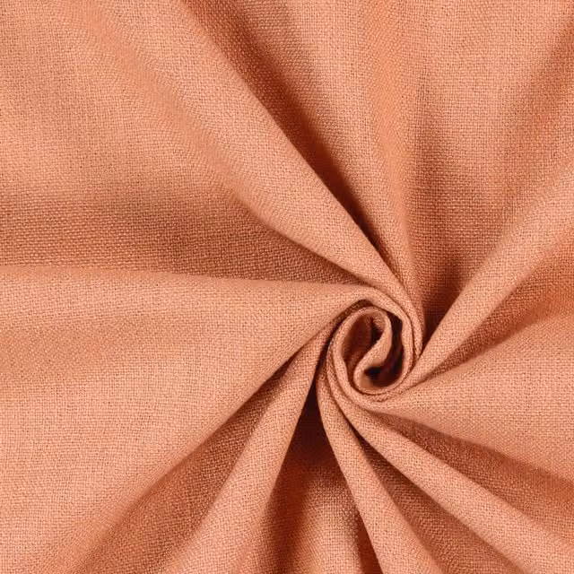 Prestigious Textiles Saxon Fabric in Tangerine Orange