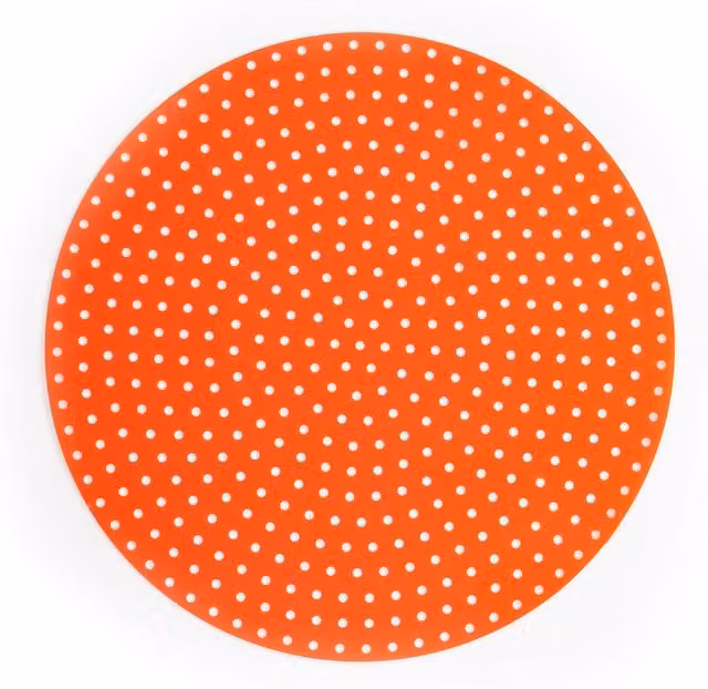 Dexam Round Silicone Steaming Mat in Red and Multicolour