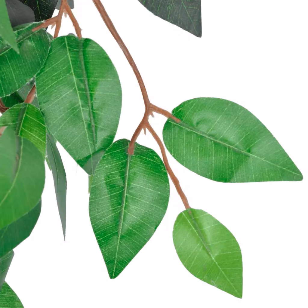 Berkfield Home Artificial Green Ficus Tree with Pot, Height: 90 cm – 2