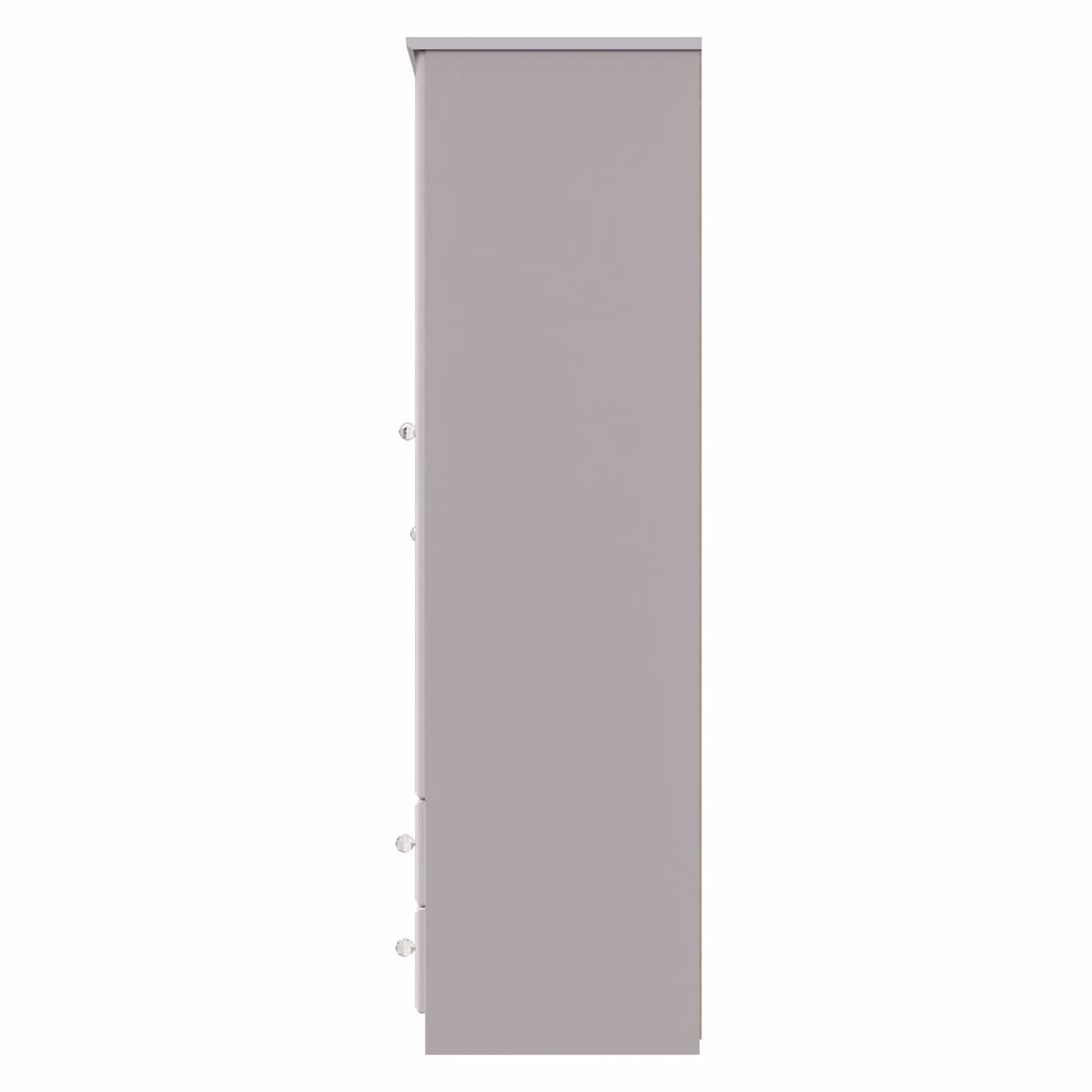 Ready Assembled 2 U Stratford Tall Triple Mirror and Drawer Wardrobe in Taupe – 2