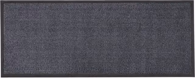 JVL Heavy Duty Dirt Repellent Barrier Door Mat, Blue and Black, W: 60 cm, L: 150 cm – 1