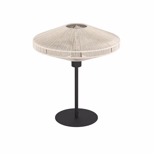 Eglo Midsumer Japanese Style Table Lamp in Black and Beige