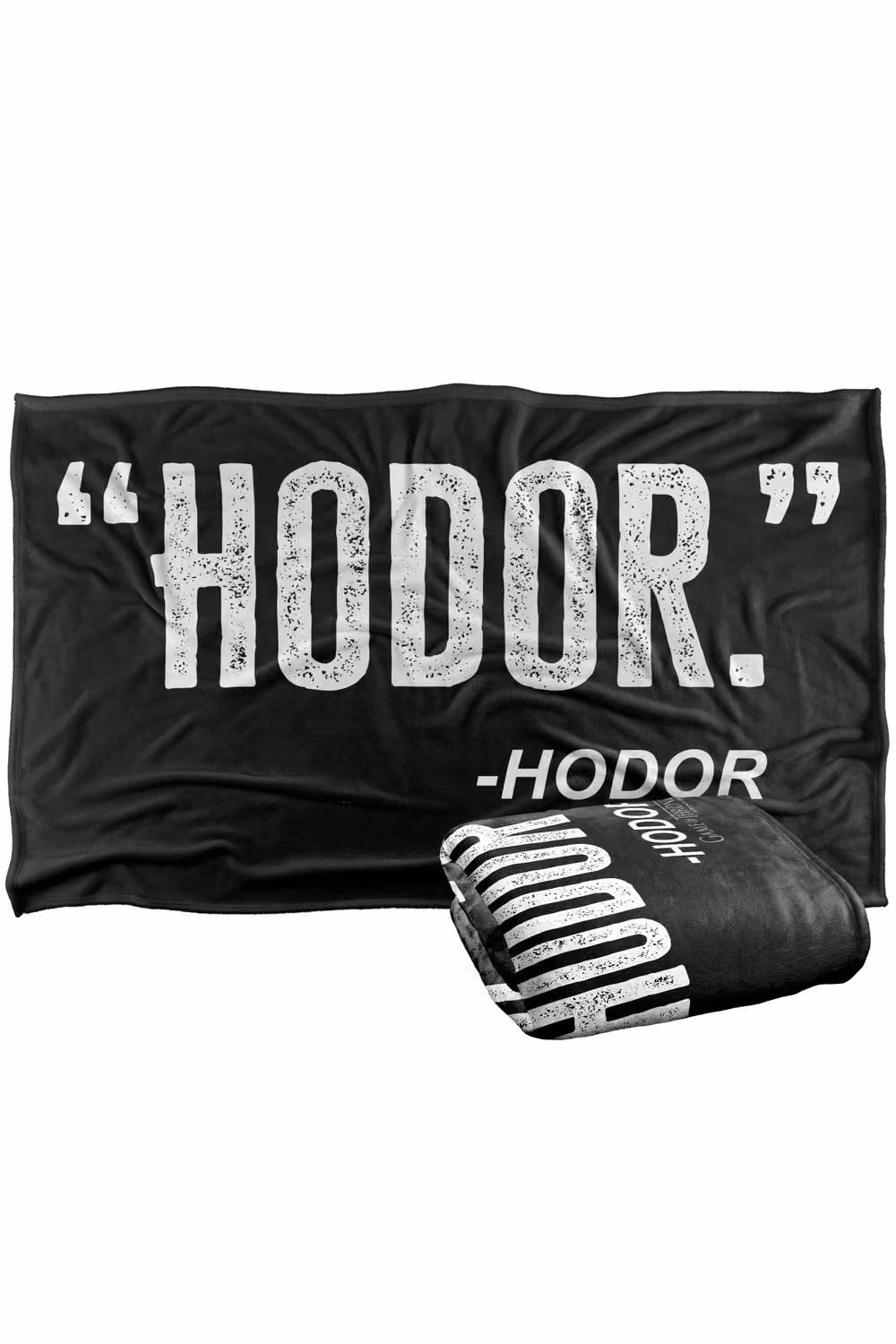 LOGOVISION Game of Thrones Hodor Quote Super Soft Fleece Throw Blanket, Multicolour, W: 152.4 cm, D: 127.0 cm – 7