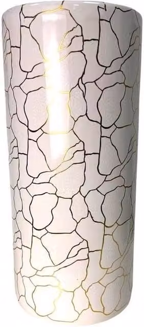 Minster Ceramic Umbrella Stand, White, W/D/H: 20 x 20 x 46 cm – 1