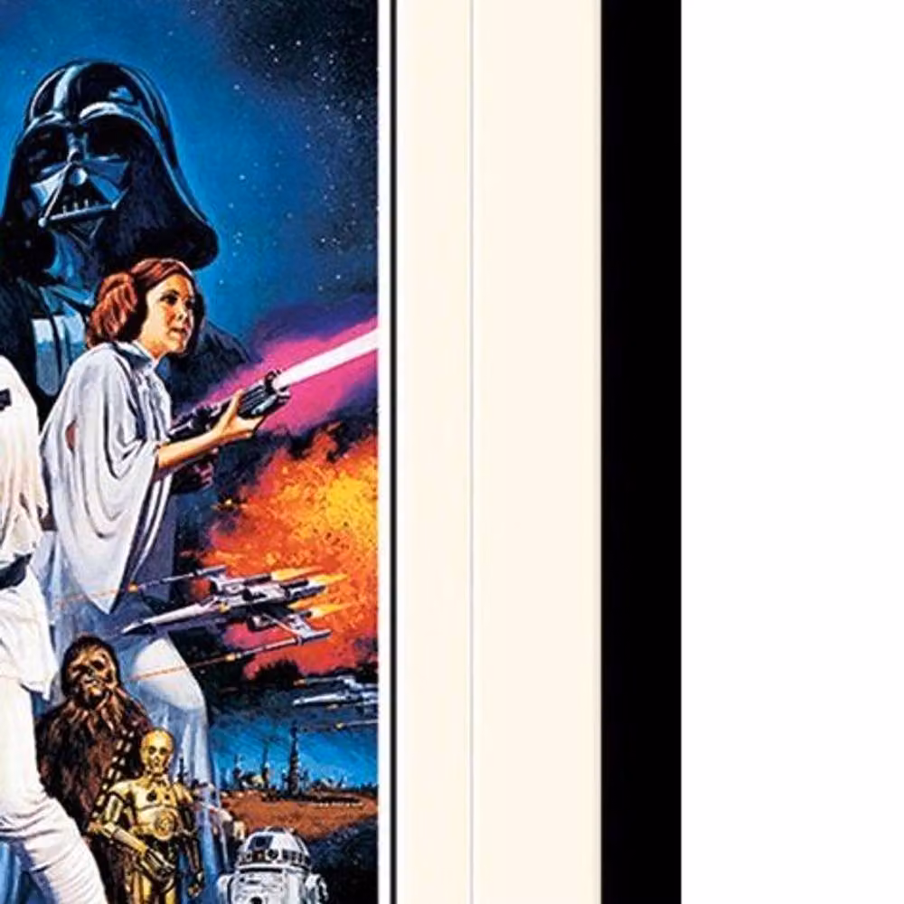 Star Wars Multicolour Rectangular Framed Paper Poster – 2