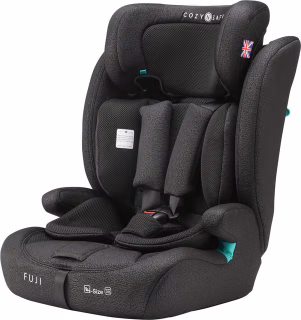 Cozy N Safe Fuji i-Size Child Car Seat and High Backed Booster in Black