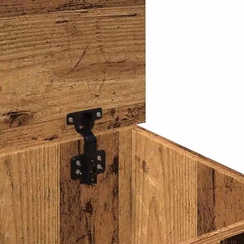 vidaXL Storage Box in Old Wood Brown, W/D/H: 70 x 40 x 38 cm – 5