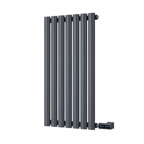 UK Radiators Omeara Anthracite Horizontal Designer Electric Radiator with WiFi App Control W: 40.6 cm, H: 80 cm – 2