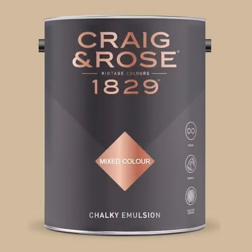 Craig & Rose 1829 Paint Stop Chalky Emulsion in Pale Oak, 5 l