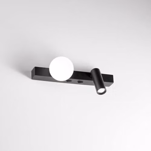 Ideal Lux Ping Pong Modern Brass Reading Wall Light with Warm White 3000K Glow