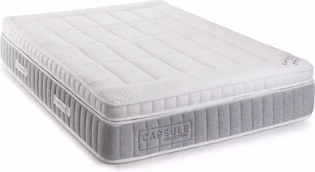 Julian Bowen Capsule Hybrid Mattress in White, W/D/H: 180 x 200 x 25 cm