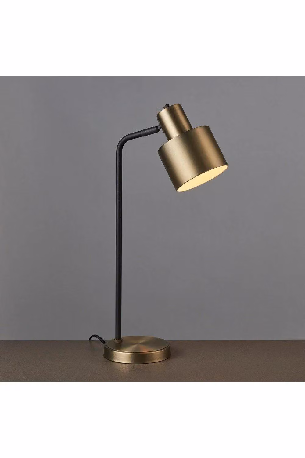 Netlighting Mayfield LED Task Table Lamp in Matt Antique Brass and Black – 2