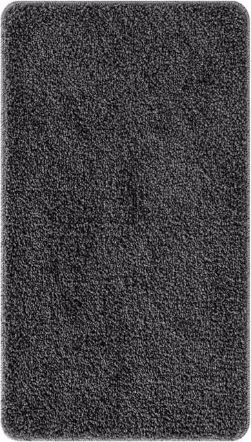 Berkfield Home Rectangular Non-Slip Bath Mat in Grey, W: 70 cm, L: 120 cm