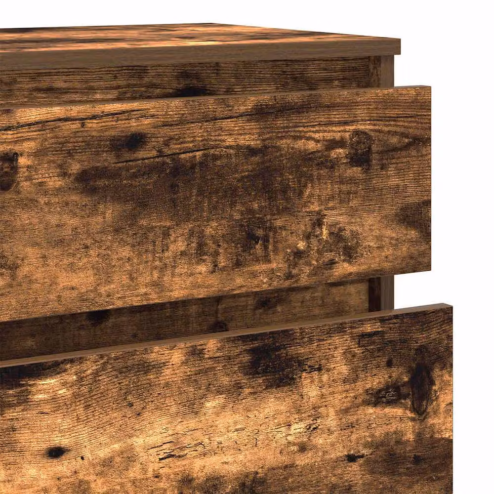 Berkfield Home Smoked Oak Drawer Cabinet in Brown, W/D/H: 60 x 36 x 103 cm – 5