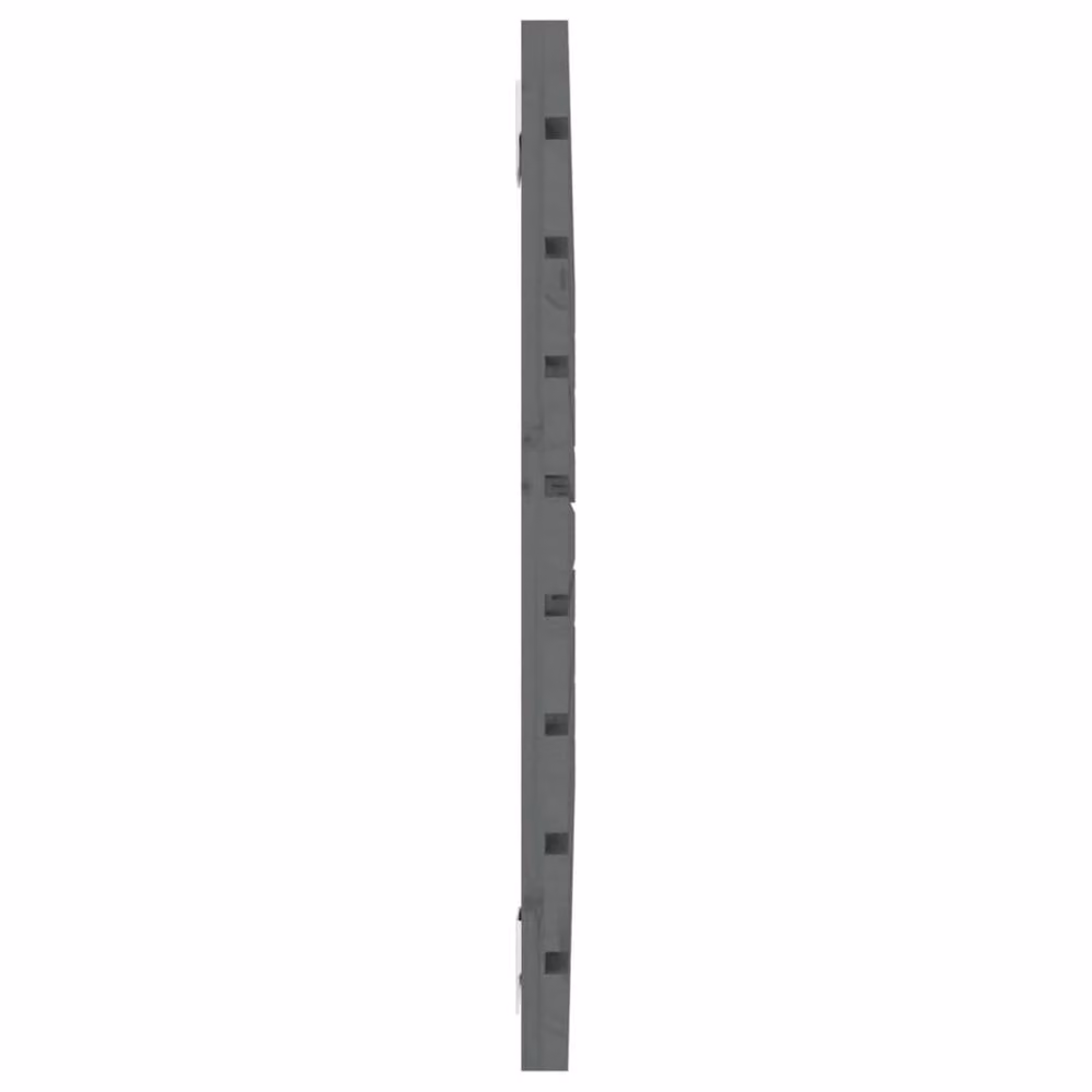 Berkfield Home Grey Rustic Solid Wood Pine Wall Headboard W/D/H: 96 x 3 x 63 cm – 4