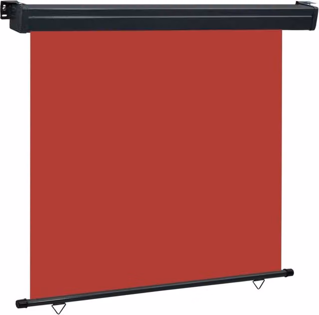 Berkfield Home Red Balcony Side Awning, W/H: 170 x 250 cm