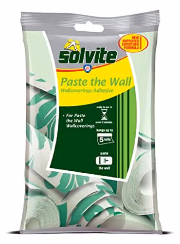 Solvite Paste the Wall Extra Strong Ready Mixed Wallpaper Adhesive for Non-Woven Wallpaper, 230g – 2