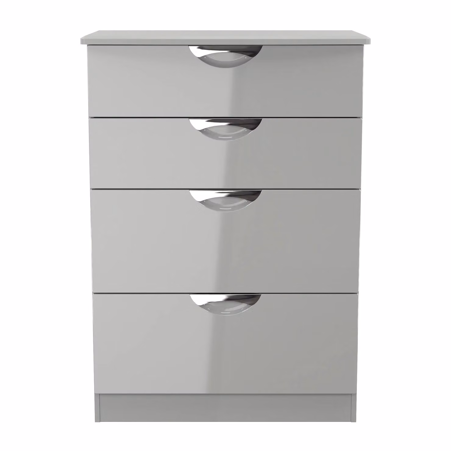 2 U Holborn Ready Assembled 4 Drawer Deep Chest in Mid Grey – 2