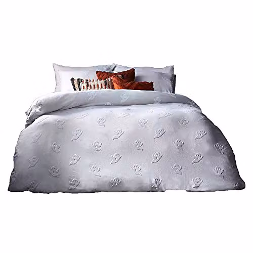 Riva Home White Cotton Percale Duvet Cover, W: 180 cm, H: 200 cm – 3