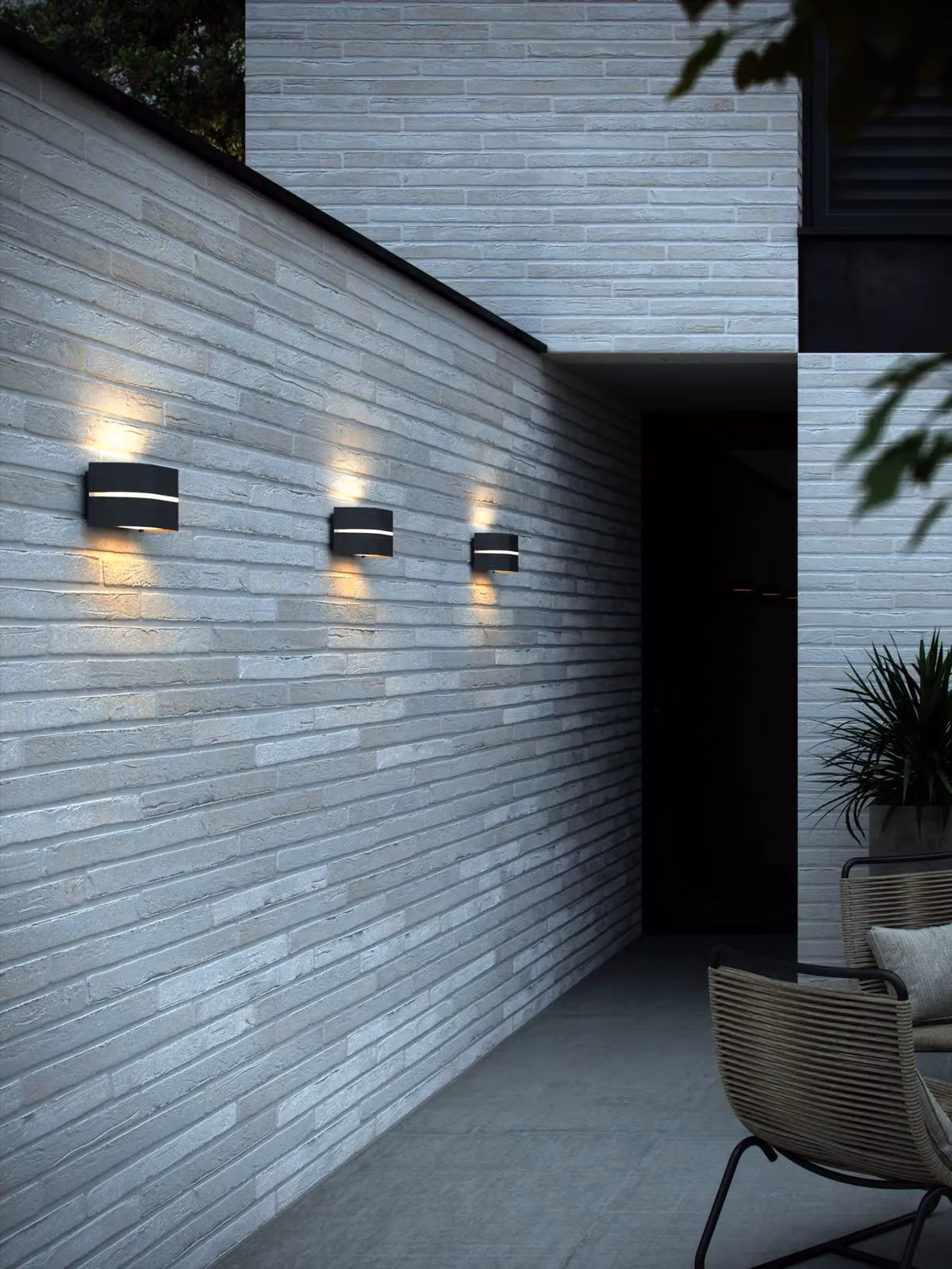 Nordlux Sibelis Black Plastic Outdoor Wall Light for Garden with E27 Mains Connection and IP44 Rating – 3