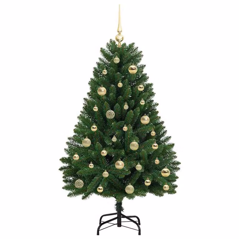 Berkfield Home Elegant Artificial Christmas Tree in Green with Stand, Height: 120 cm – 3