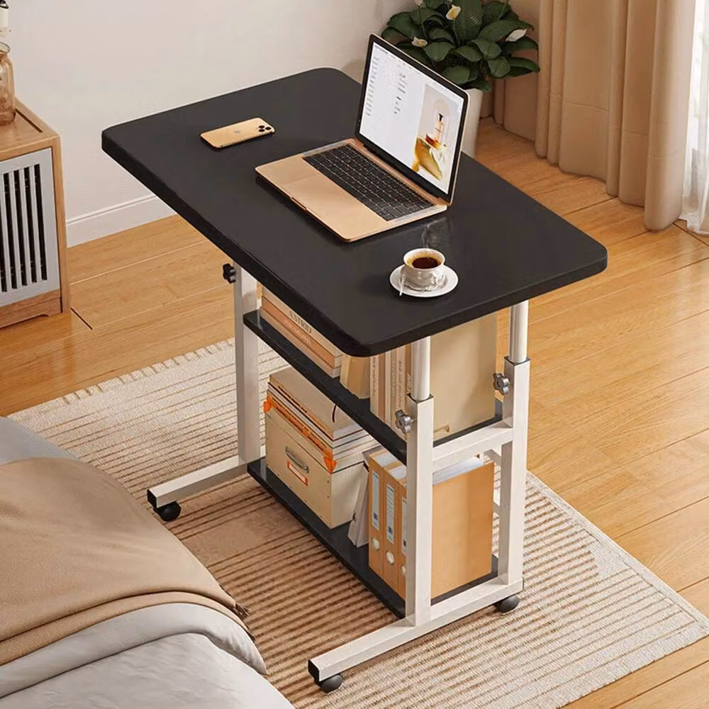 VOGREX Height Adjustable Overbed Laptop Table and Bedside Sofa Computer Tray in Black and Multicolour – 2