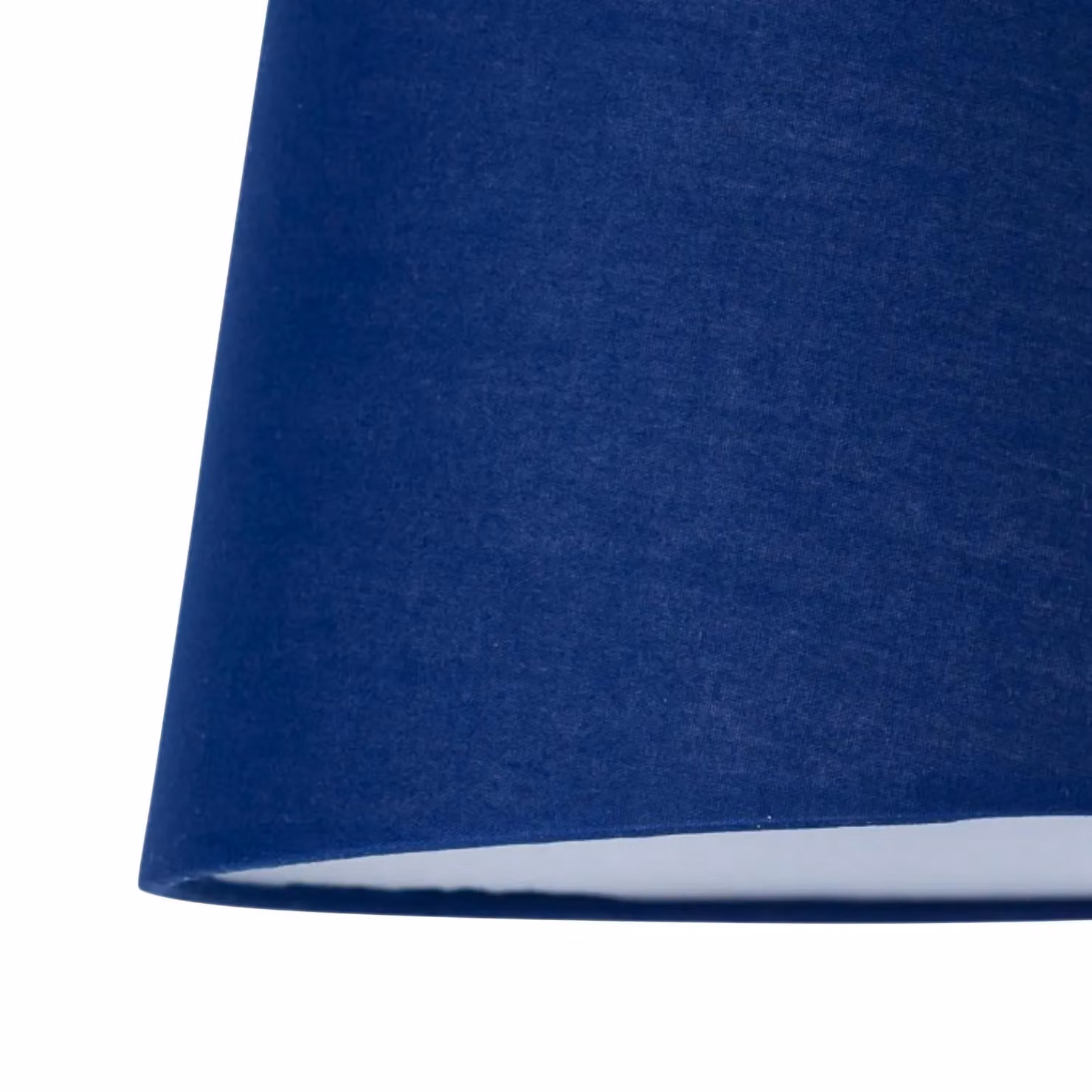 First Choice Lighting Blue Cotton Tapered Cylinder Pendant Lamp Shade – 3