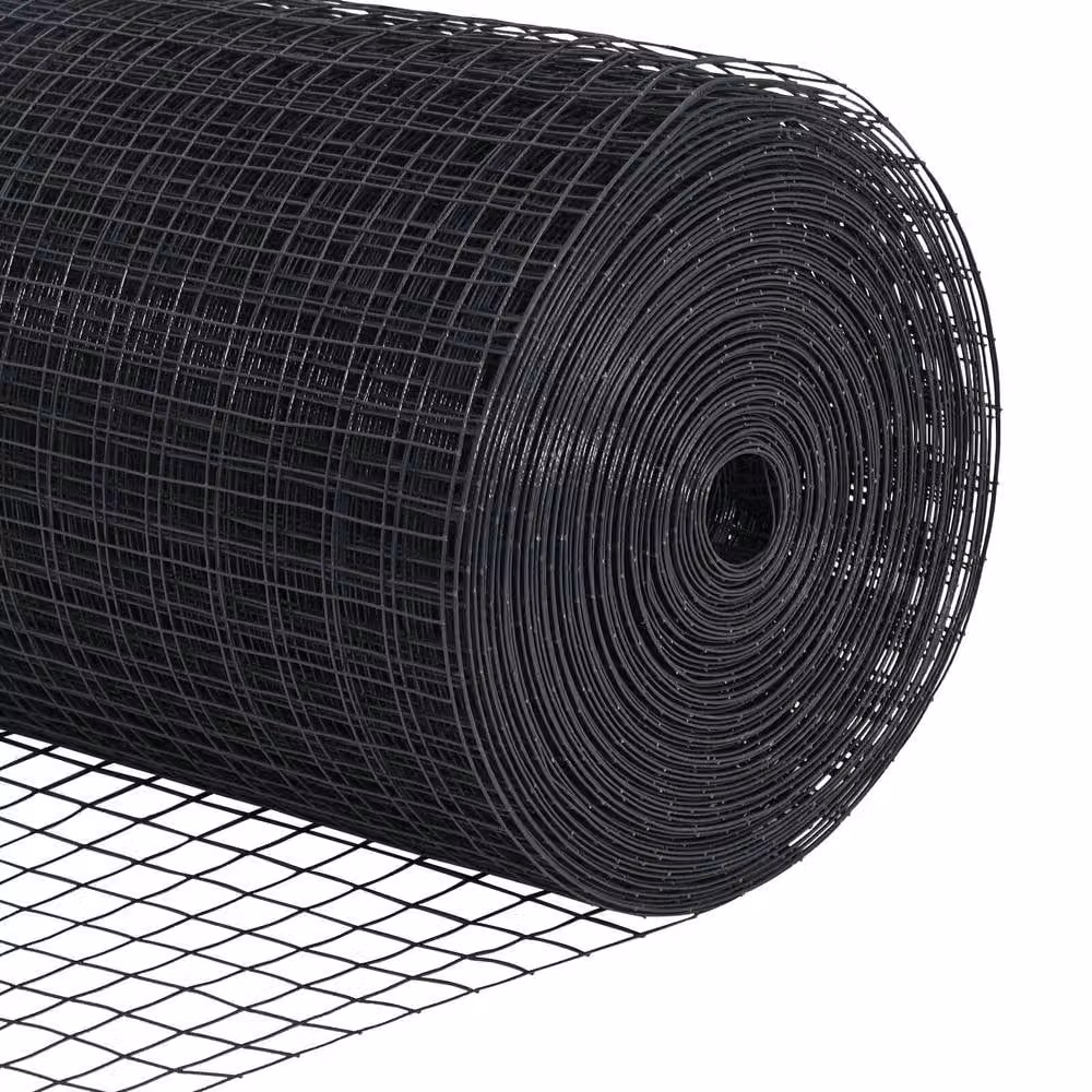 Berkfield Home Grey Galvanised Steel Chicken Wire Fence Set of 2 – 4