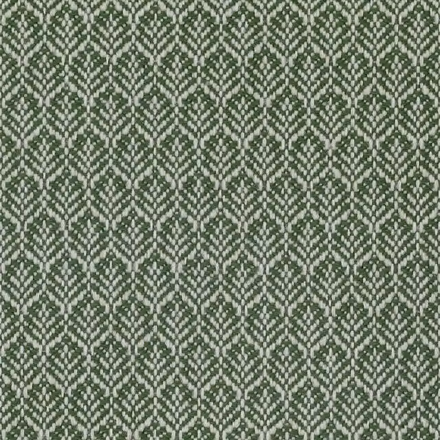 HOUSE Llewelyn-Bowen Oak Leaf Woven Fabric in Forest Green