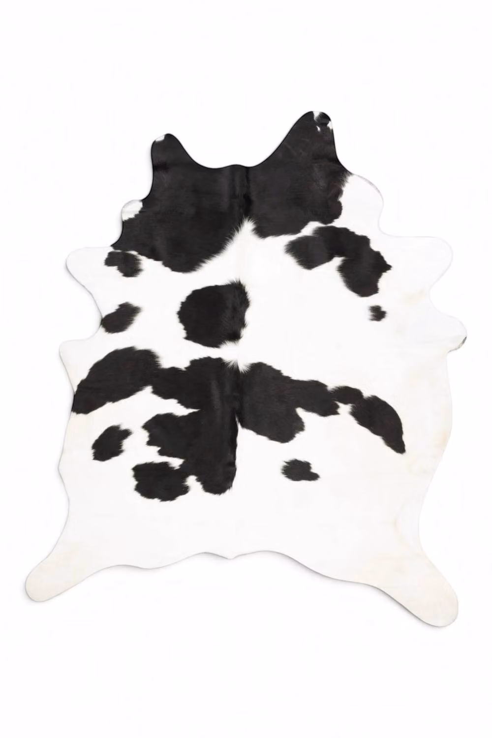 Infinity Leather Natural Black and White Cowhide Hairon Rug, W: 180 cm x D: 220 cm – 2