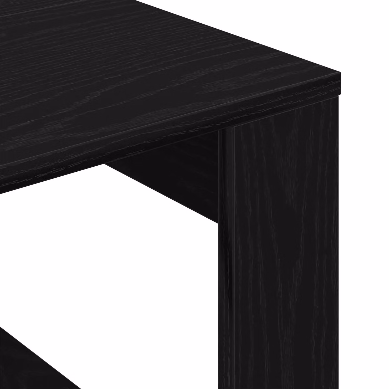 Berkfield Home Black Oak Side Table, W/D/H: 50 x 50 x 35 cm – 4