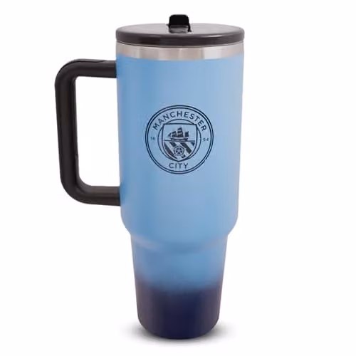 Hy-Pro Manchester City Officially Licensed 1.18 l Thermal Flask with Handle in Blue