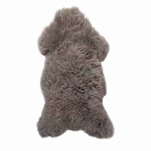 Simply Sheepskin Grey Genuine Wool Sheepskin Rug, W: 90 cm, D: 60 cm – 1