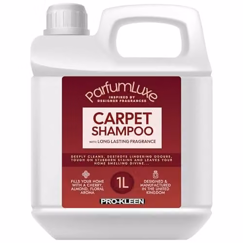Pro-Kleen Parfum Luxe Carpet Shampoo 1L Cherry, Almond and Floral Fragrance