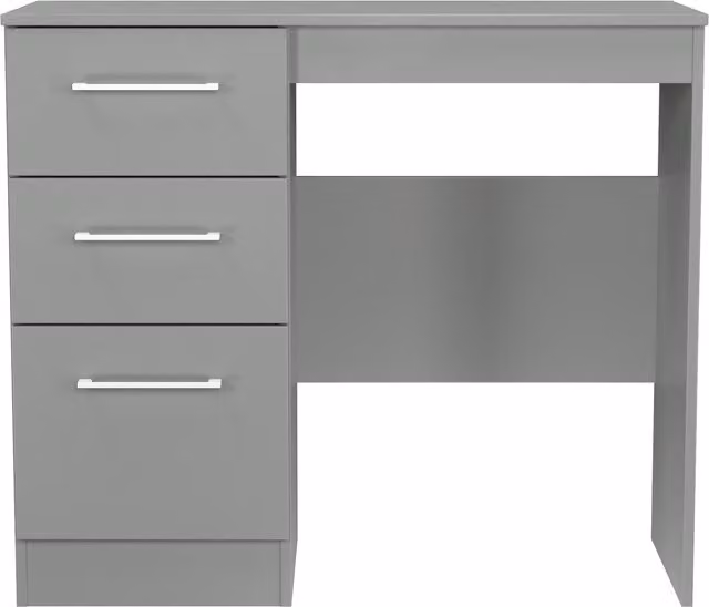 Ready Assembled 2 U Gloucester 3 Drawer Vanity in Dark Grey – 1