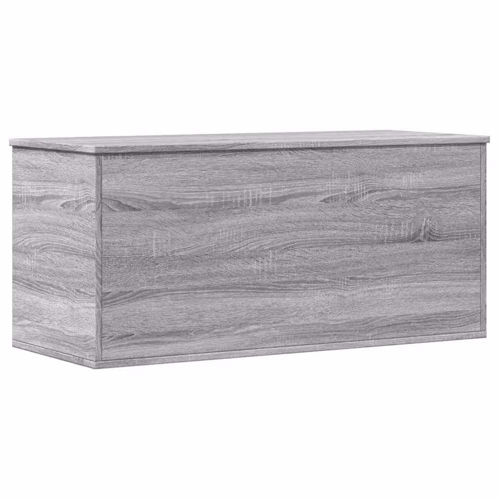 Berkfield Home Grey Sonoma Storage Box with Soft Close Lid, W/D/H: 100 x 42 x 46 cm – 2