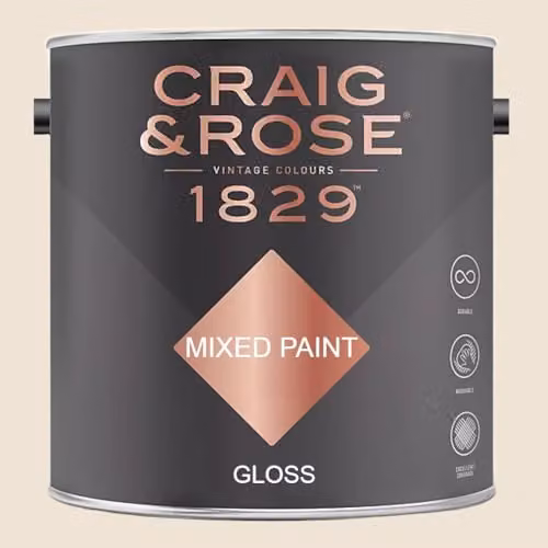 Craig & Rose 1829 Gloss Paint in Isabelline, 2.5 l